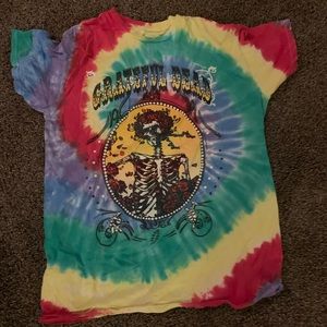 Floral skeleton t-shirt women